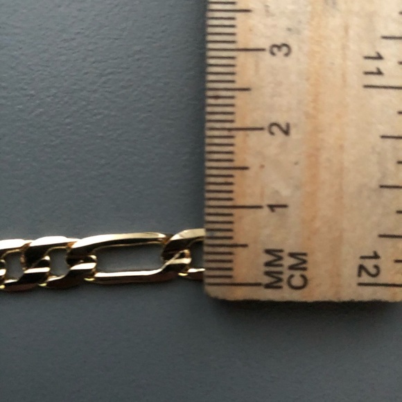 Gold plated 24k Diamond cut bracelet with pouch - Picture 2 of 5